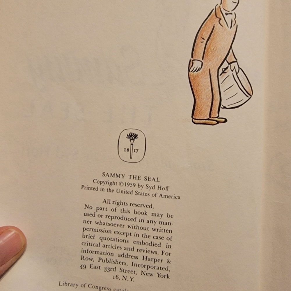 Two children books. Sammy the seal and Danny and the dinosaur by Sydney Hoff - Picture 11 of 12